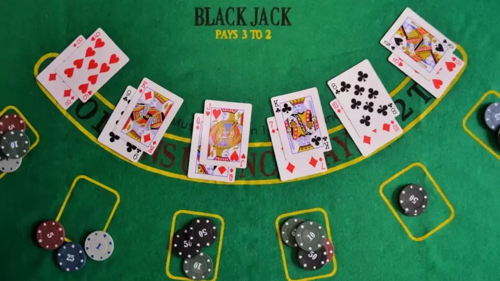 Instructions for choosing a Blackjack room to exchange rewards and bets