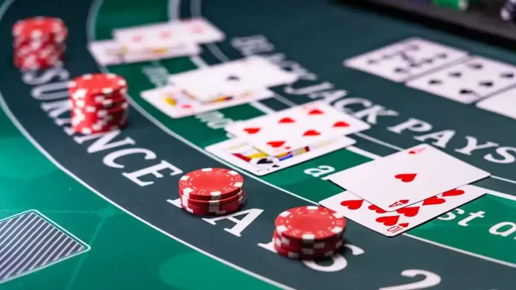 Rules and symbols on the Blackjack table for rewards
